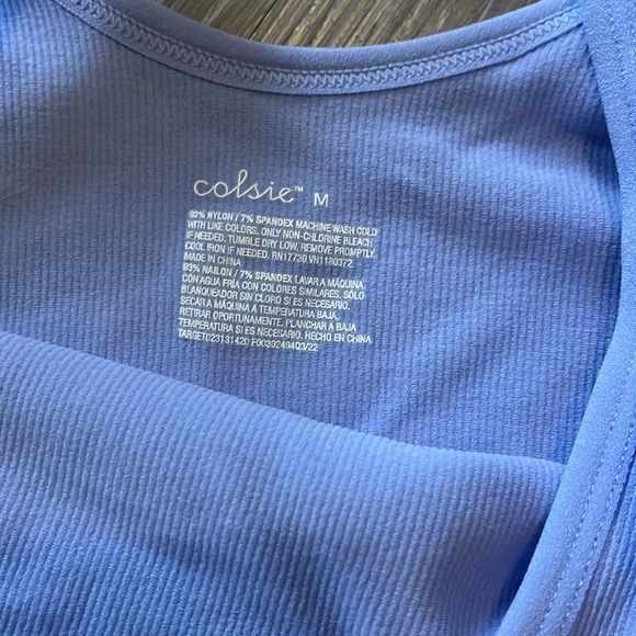 Purple double strap tank - Picture 4 of 4